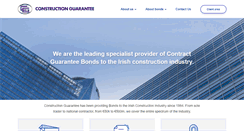 Desktop Screenshot of constructionguarantee.ie